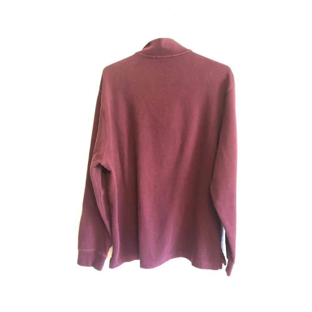 Polo Ralph Lauren Estate Rib Sweater Men XL  Cotton 1/4 Zip Pullover Pony